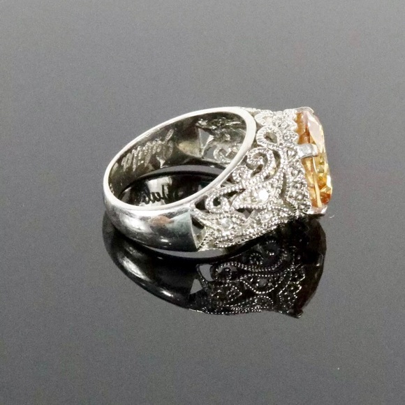 JOSEPH ESPOSITO JUBILEE PEACH, STERLING SILVR RING - Picture 4 of 8